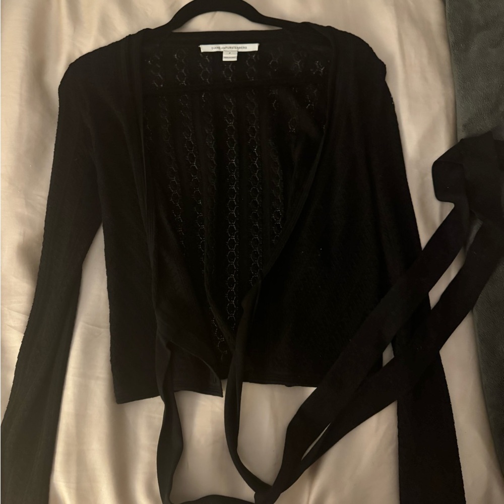 DVF knit cropped cardigan
